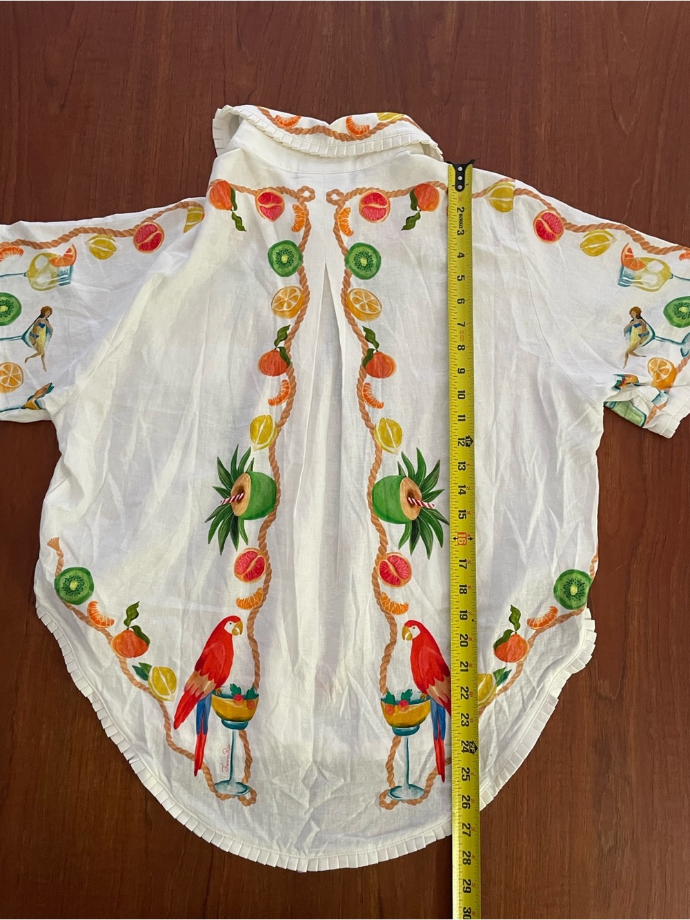 Biricutico shirt Farm Rio x Anthropologie size Large NEW - Picture 13 of 17